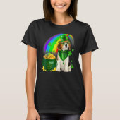 T-shirt Beagle Dog Irish Leprechaun Saint St Patrick Day (Devant)
