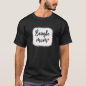 T-shirt Beagle Dog Mom Womens Beagle (Devant)