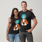 T-shirt Beagle Et Pug (Unisexe)