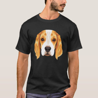 T-shirt Beagle Face Mignonne Beagle Chien race Animal Pour