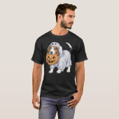 T-shirt Beagle Ghost Dog Halloween (Devant entier)