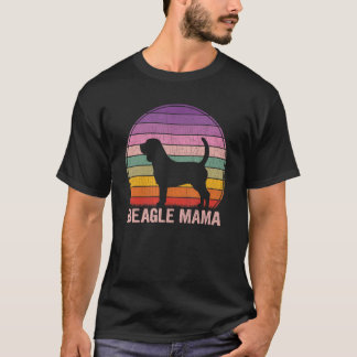 T-shirt Beagle graphique du Beagle rétro Mama