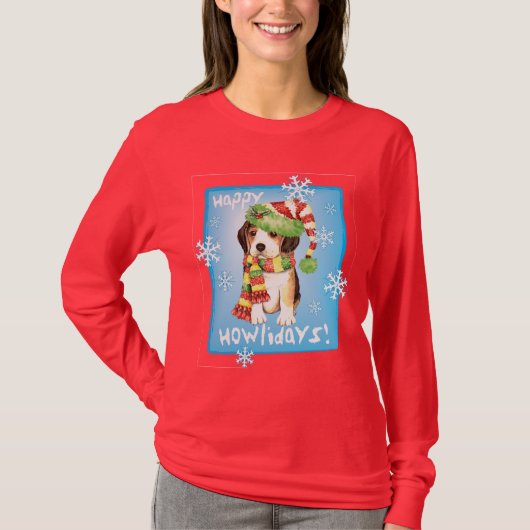 T-shirt Beagle heureux de Howliday (Devant)