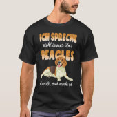 T-shirt Beagle Ich Speak Nicht Immer Über Beagle Chien (Devant)