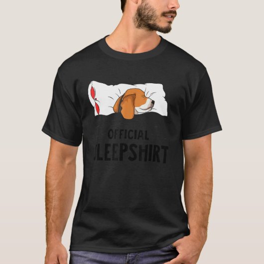 T-shirt Beagle Lover Drôle Beagle officiel Sleep mignon Be (Devant)