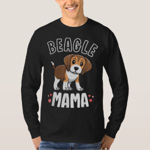 T-shirt Beagle Mama Chien Maman Pour Femmes Cadeau Pour Be