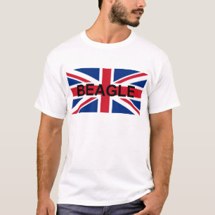 T-shirt beagle nom england drapeau du Royaume-Uni