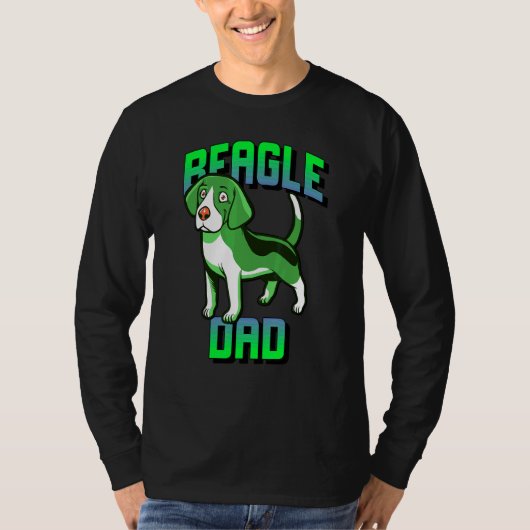 T-shirt Beagle papa (Devant)