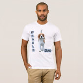 T-shirt Beagle papa 4 (Devant entier)