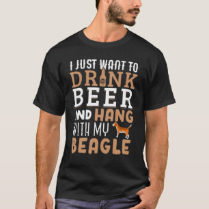 T-shirt Beagle Papa Drôle Fête des pères Amoureux des chie