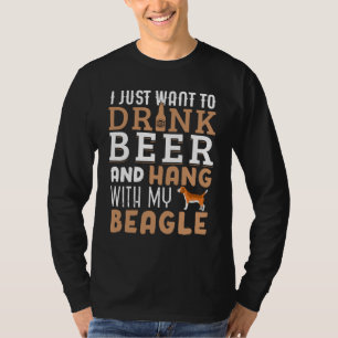 T-shirt Beagle Papa Drôle Fête des pères Amoureux des chie
