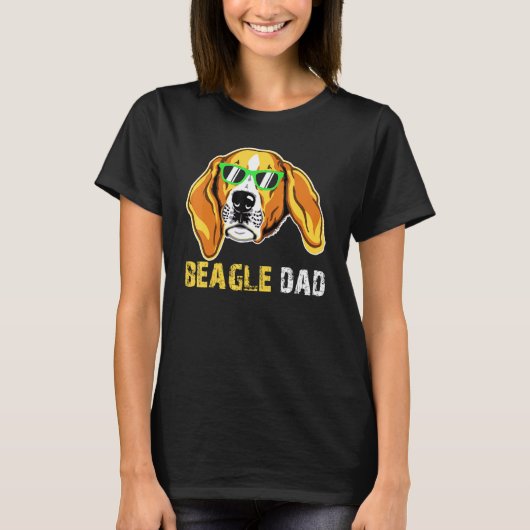 T-shirt Beagle Papa Tee Pour Beagle Dog Propriétaires Fête (Devant)