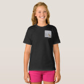 T-shirt Beagle Parties scintillant argent Amoureux des chi (Devant entier)