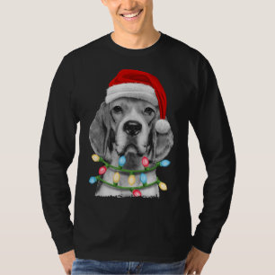 T-shirt Beagle Père Noël Noël Jumeau Noël Dogmas