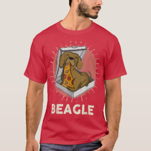 T-shirt Beagle Pizza Walk Chien Propriétaire Lover Puppy 1