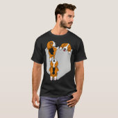 T-shirt Beagle Pocket Graphic Dog (Devant entier)
