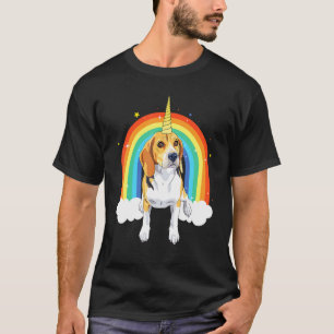 T-shirt Beagle Unicorn Funny mignon Beagle Unicorn Rainbow
