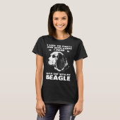 T-shirt Beagle  Walk Out With My Beagle Dog (Devant entier)