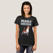 T-shirt Beagle Whisperer Chien Propriétaire Devis Beagles (Devant entier)