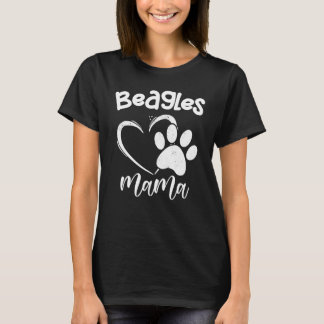 T-shirt Beagles amusants Mama Pet Vêtements Chien Beagle M