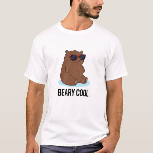 T-shirt Béaire Cool Funky Brown Bear Pun