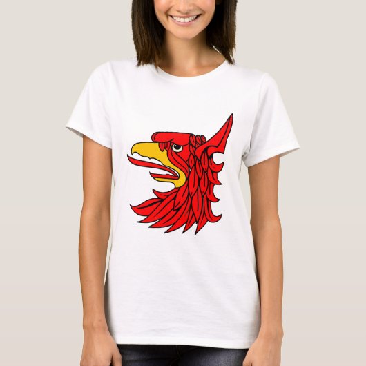 T-shirt Beak de la créature rouge d'oiseaux (Devant)