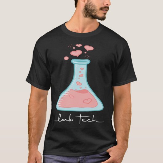 T-shirt Beaker Lab Tech Laboratory Technician (Devant)
