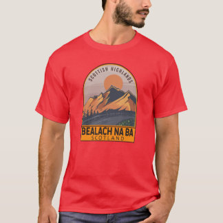 T-shirt Bealach na B Écosse Emblème Retroravel frise rétro