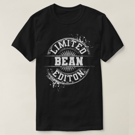 T-shirt BEAN Drôle Nom de famille Arbre de famille Anniver (Design devant)
