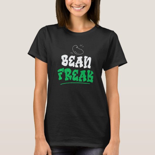 T-shirt Bean Freak Veggie Végétalien (Devant)