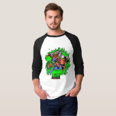 T-shirt BEAN! Héros Hommes (Devant entier)