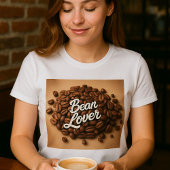 T-shirt Bean Lover Fèves de café esthétique