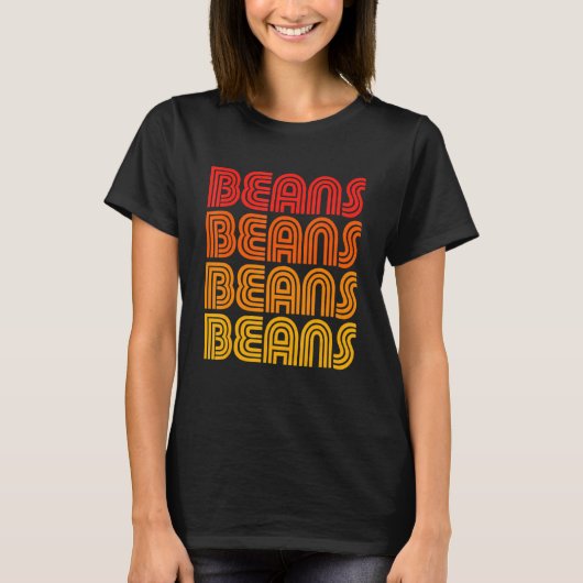 T-shirt Beans Lover Fan Frijoles Refried Mexican Funny Chi (Devant)