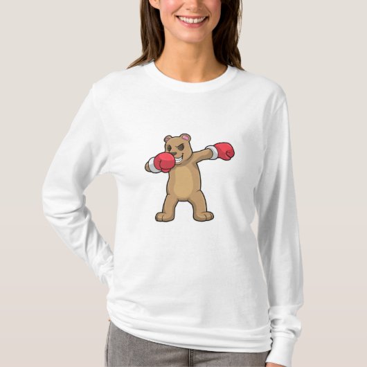 T-shirt Bear as Boxer at Boxer & Hip hop Dance Dab (Devant)