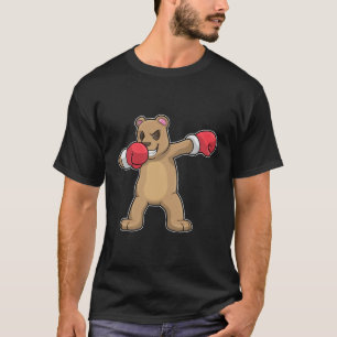 T-shirt Bear as Boxer at Boxer & Hip hop Dance Dab