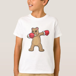 T-shirt Bear as Boxer at Boxer & Hip hop Dance Dab