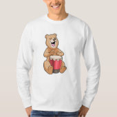 T-shirt Bear at Music with Drum (Devant)