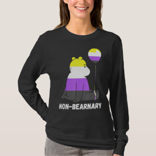 T-shirt Bear Ballon Lgbtq Non binaire Drapeau Nonbina