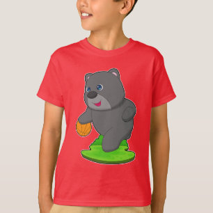 T-shirt Bear Basketball
