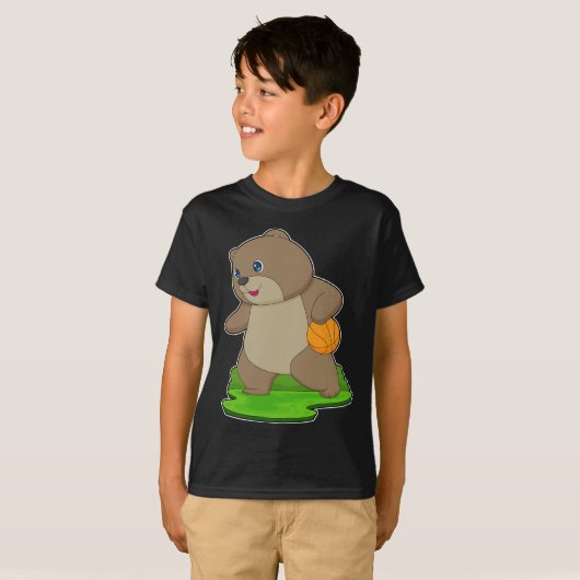 T-shirt Bear Basketball (Devant entier)