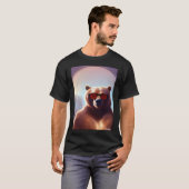 T-shirt Bear Bear Sunglasses Wildlife Animals Zoo Forest (Devant entier)