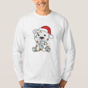 T-shirt Bear Christmas Winter Animals Polar Bears