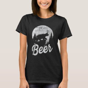 T-shirt Bear Deer Beer Shirt Hommes Journée des femmes Boi
