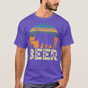 T-shirt Bear Deer Funny Bière Retro Vintage Premium
