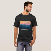 T-shirt Bear Delaware Mountain coucher de soleil maison (Devant entier)
