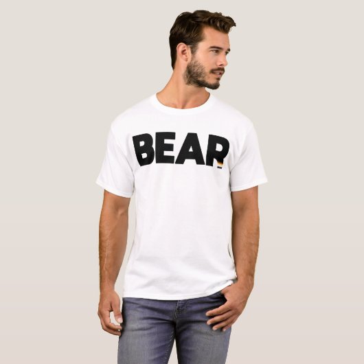 T-shirt bear drapeau (Devant entier)