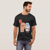 T-shirt Bear Et Panda Bubu Dudu Balloon (Devant entier)