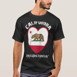 T-shirt Bear Flag of California Grizzly bear California re