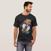 T-shirt Bear Halloween Vampire (Devant entier)