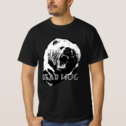 T-shirt Bear Hug Funny Tee (Devant)